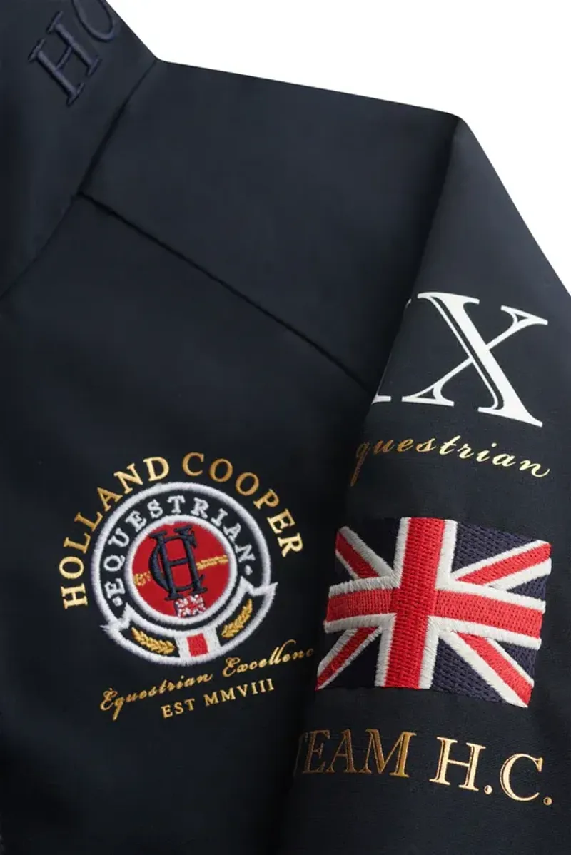 Holland Cooper Little Team HC Jacket Juniors in Ink Navy-8