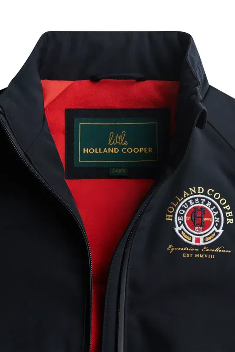 Holland Cooper Little Team HC Jacket Juniors in Ink Navy-9