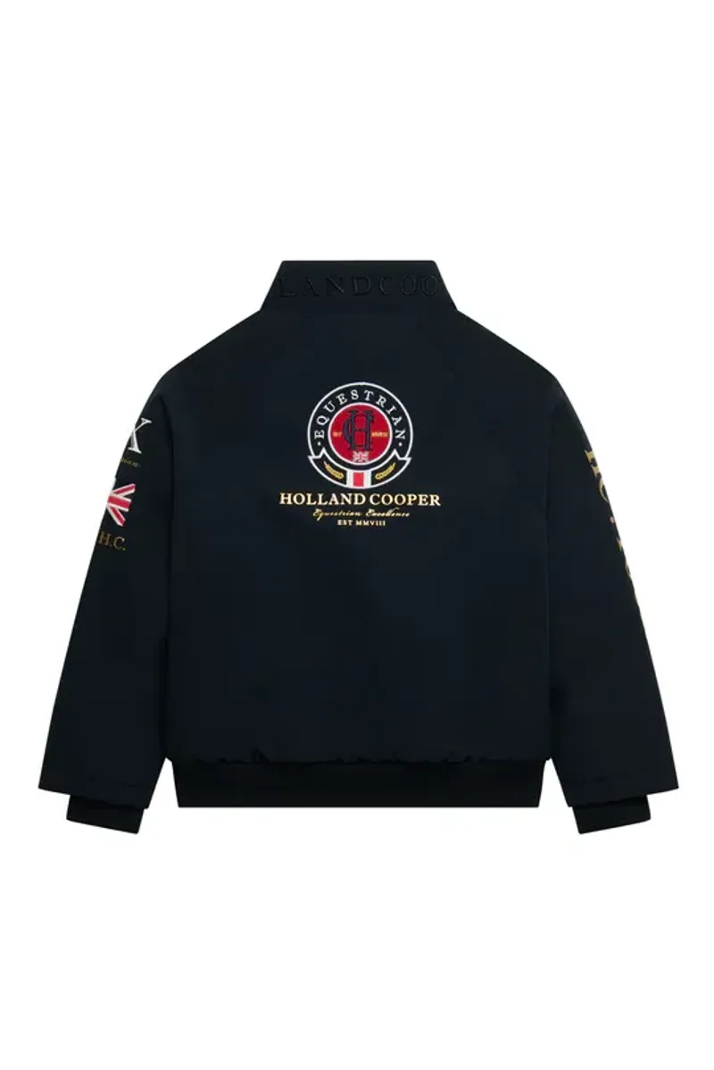 Holland Cooper Little Team HC Jacket Juniors in Ink Navy-5