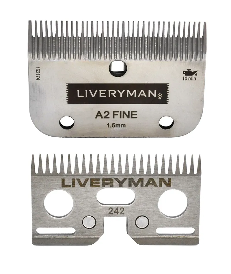 Liveryman A2 Fine 1.5mm Clipper Blades