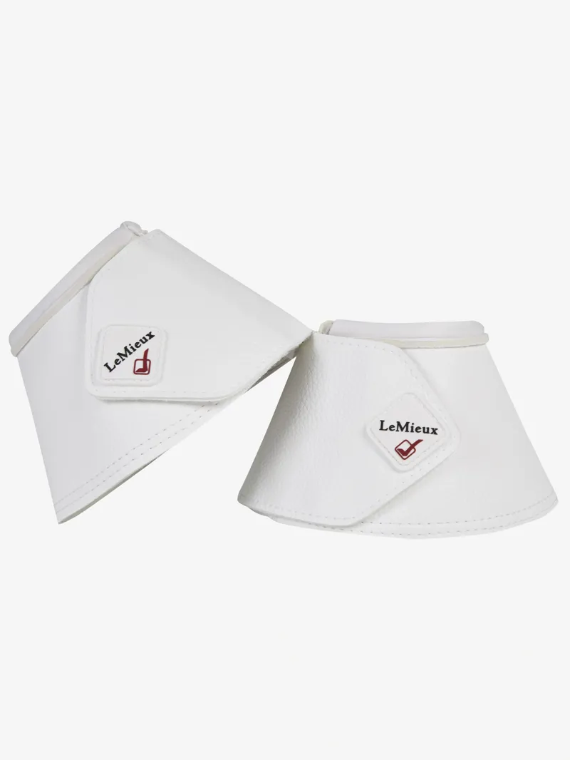 LeMieux WrapRound Leather Over Reach Boots in White
