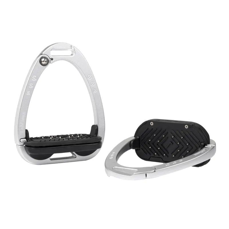 LeMieux Vector Control Stirrups in Aluminium-4