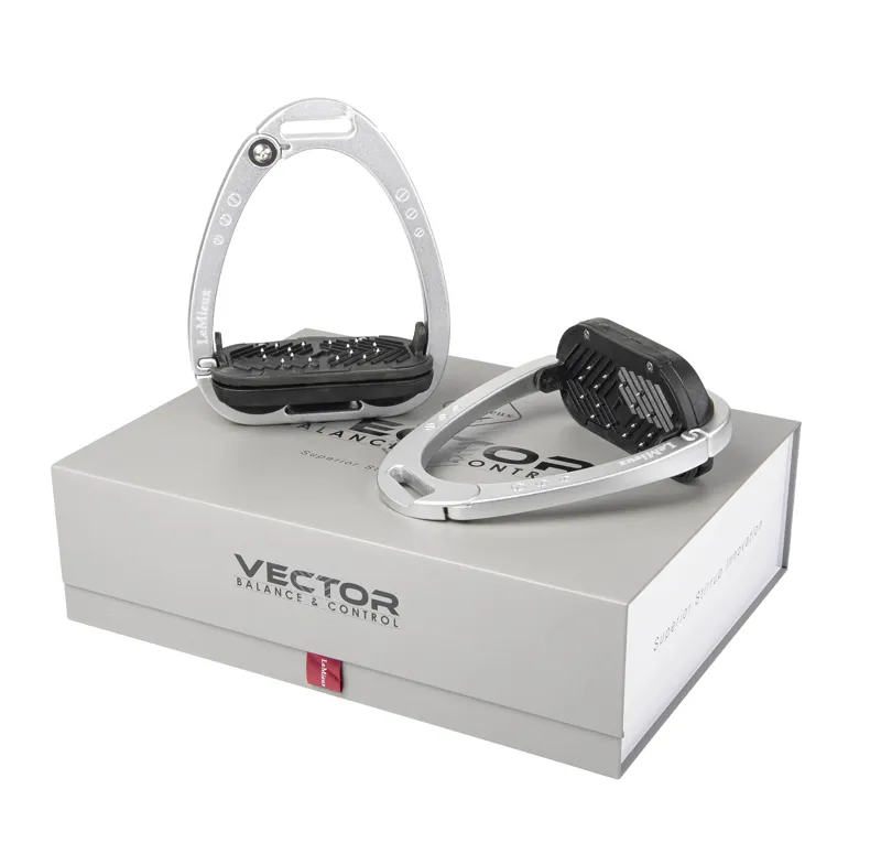 LeMieux Vector Control Stirrups in Aluminium-5