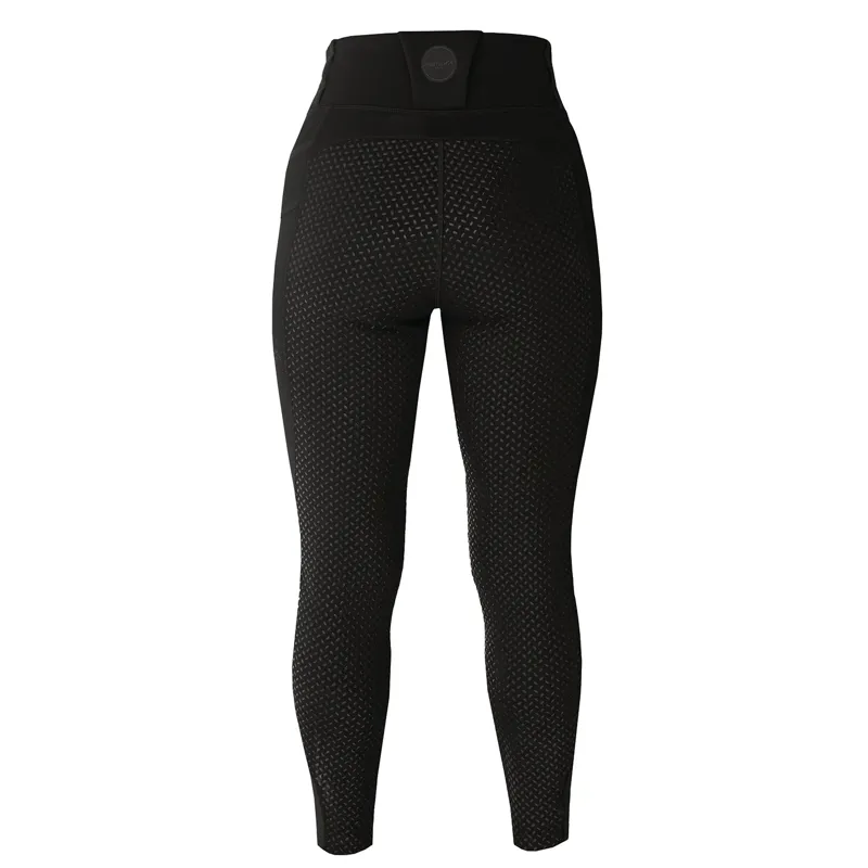 Equetech Luxe Thermal Winter Pull-On Breeches Ladies in Black-5