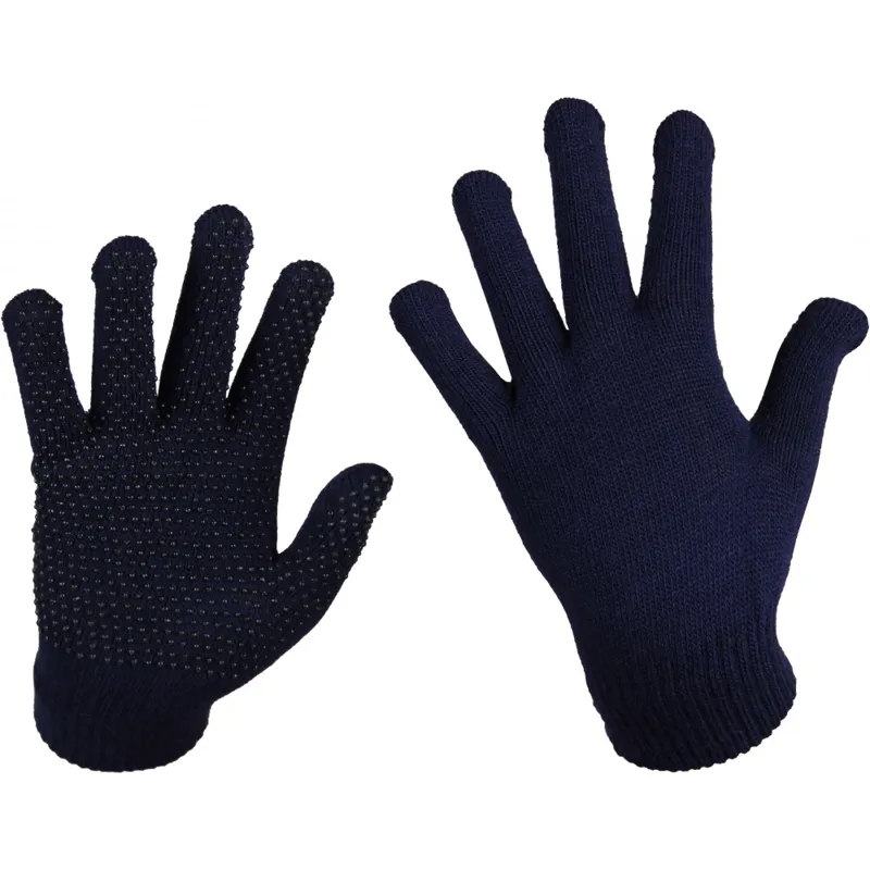 Hucklesby Magic Pimple Riding Gloves Kids in Black
