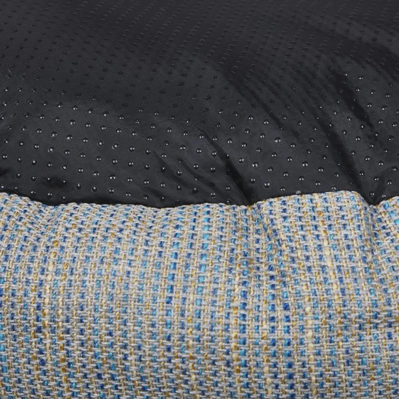 Petface Meadow Weave High Oval Dog Bed in Grey-4