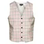 Equetech Tattersall Waistcoat Mens in Red/Black
