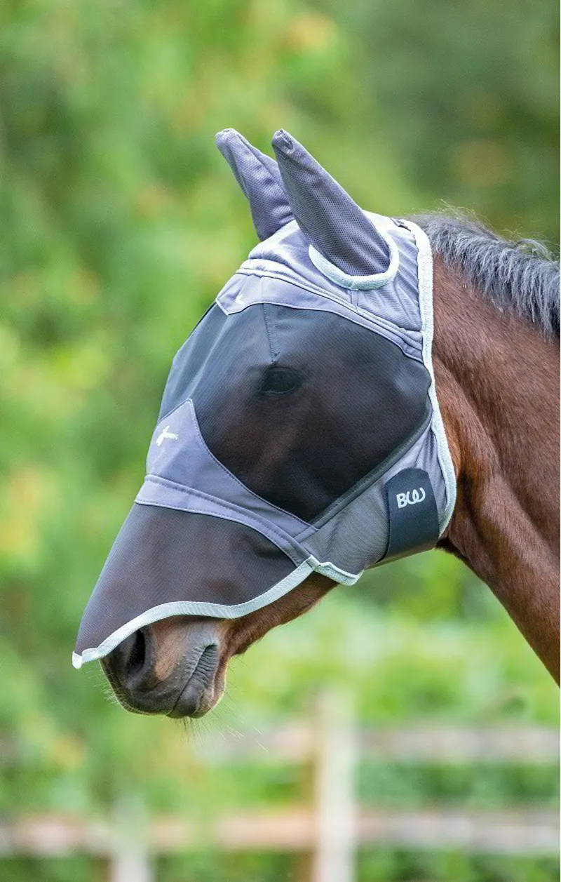 Bridleway Metabug Fly Mask with Ears and Nose-1