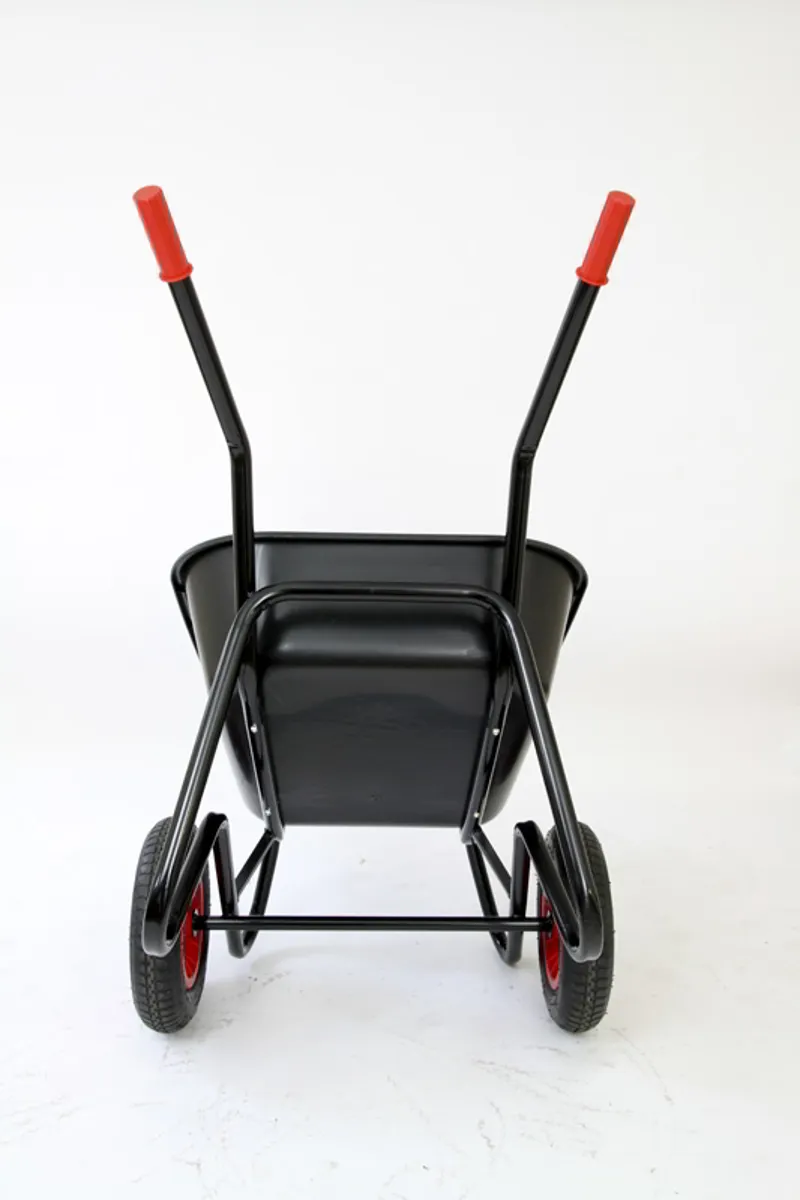 Bullbarrow Mammoth Duo Wheelbarrow in Black-2
