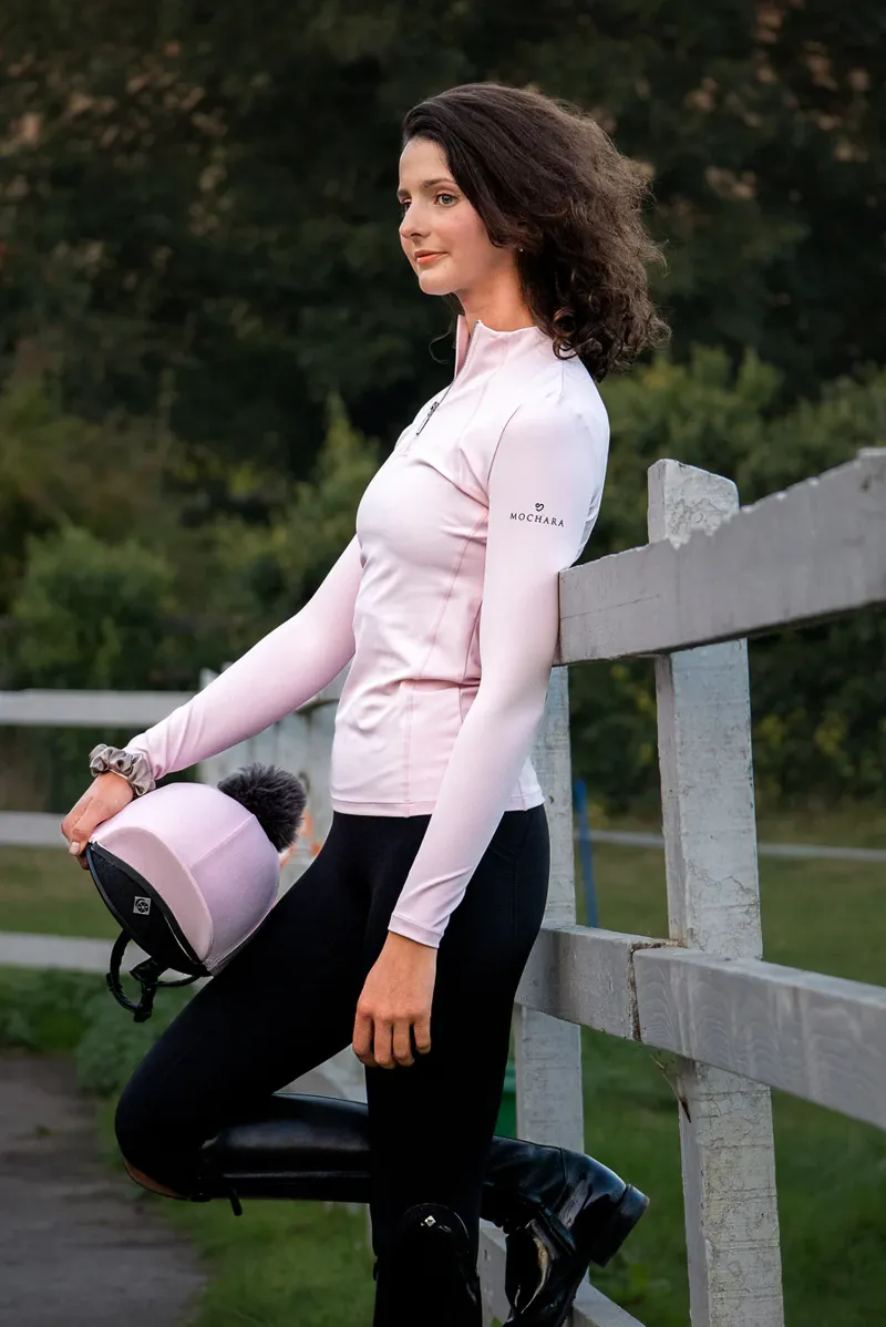 Mochara Technical Base Layer Ladies in Baby Pink-3