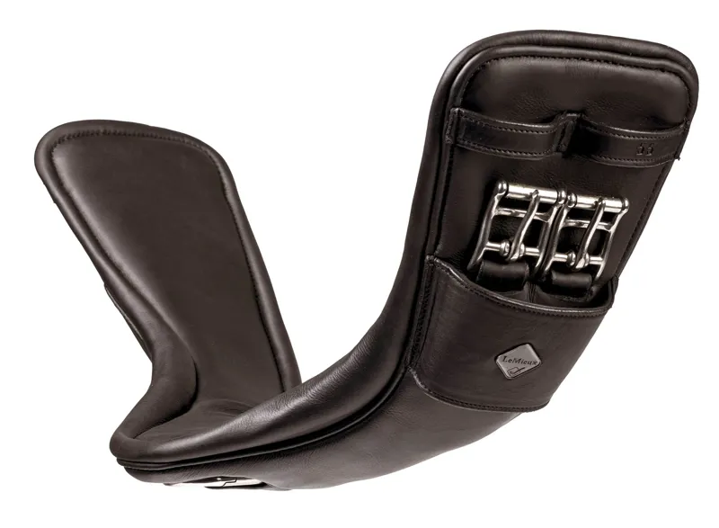 LeMieux Gel Tek Anatomic Curve Mono Girth in Brown-2