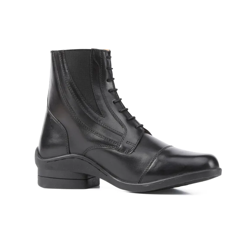 Moretta Alessia Leather Paddock Boots Ladies in Black-3