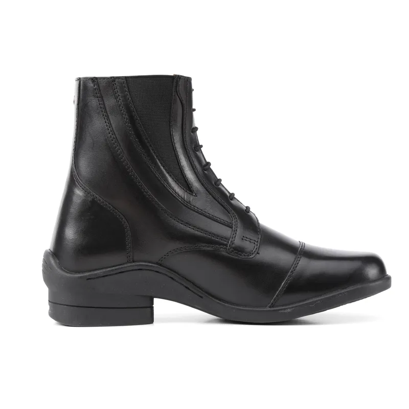 Moretta Alessia Leather Paddock Boots Ladies in Black-7