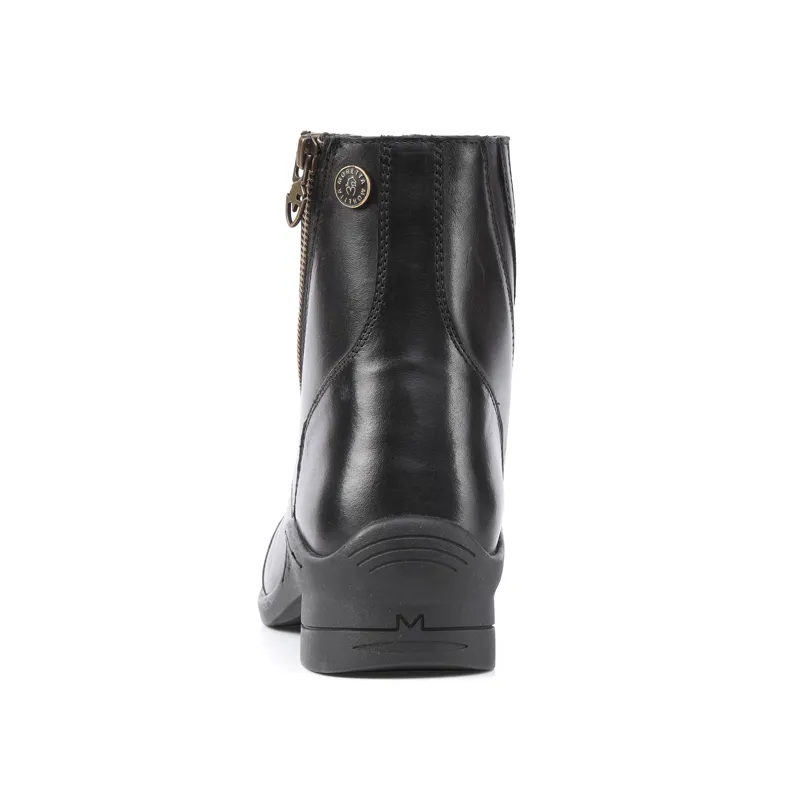 Moretta Alessia Leather Paddock Boots Ladies in Black-6