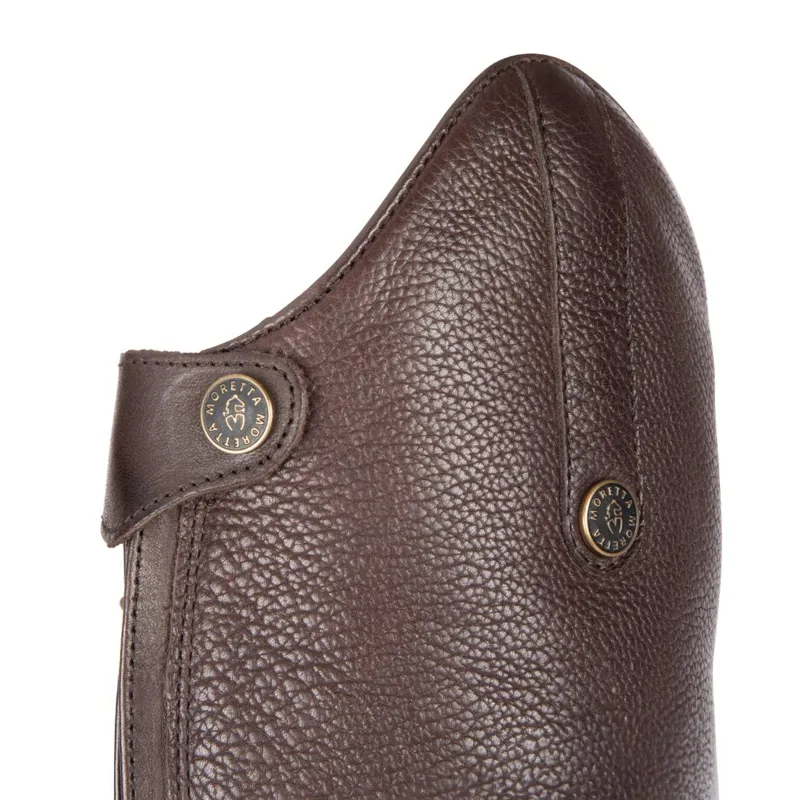 Moretta Gianna Riding Boots Childs Regular Height in Brown-2