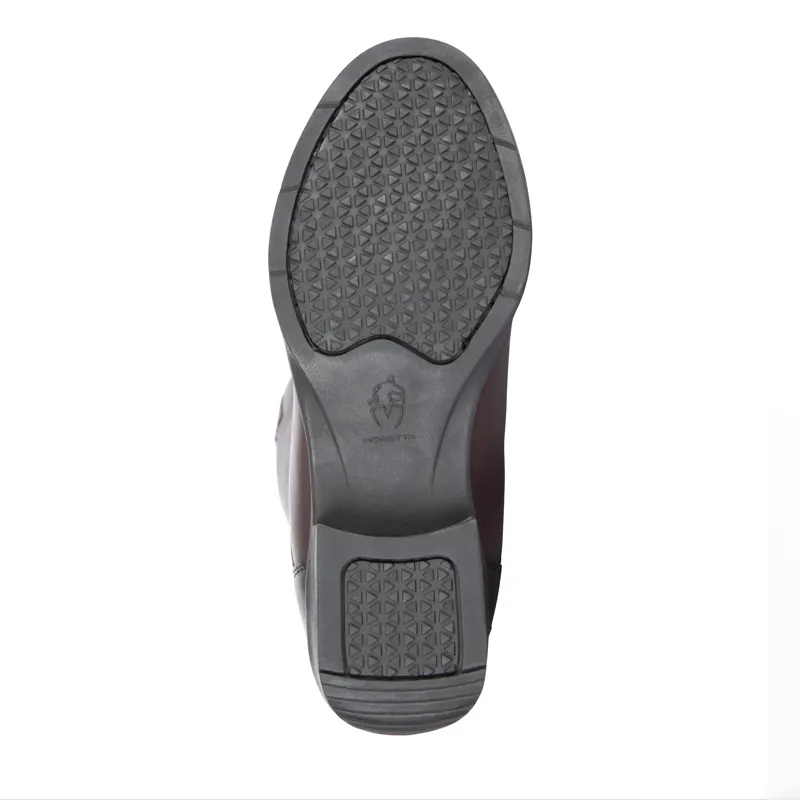 Moretta Gianna Riding Boots Adults Short Height in Brown-6