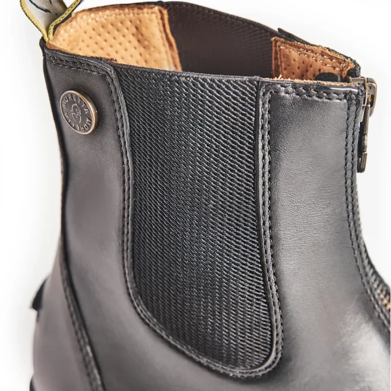 Moretta Rosetta Paddock Boots Unisex Adults in Black-6