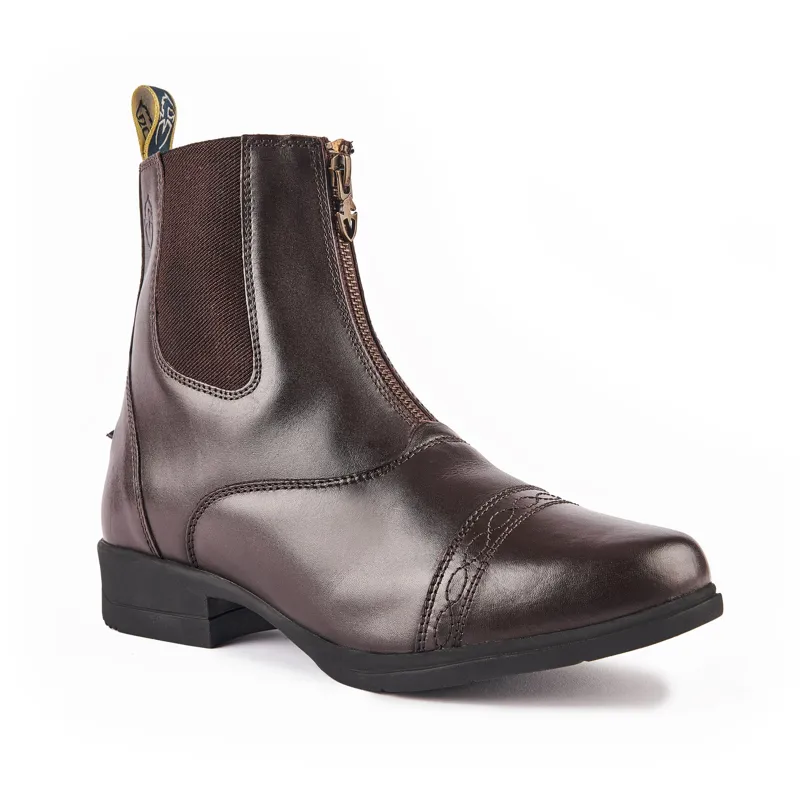 Moretta Rosetta Paddock Boot Unisex Adults in Brown-3