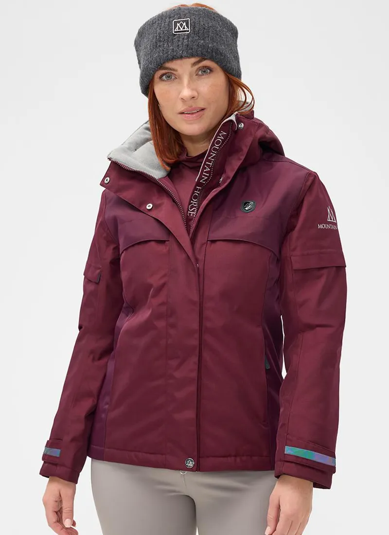Mountain Horse Royal Grace Jacket Ladies in Dark Ruby Red