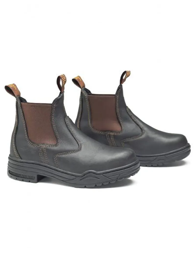 Mountain Horse Protective Jodhpur Boots Unisex Adults in Brown