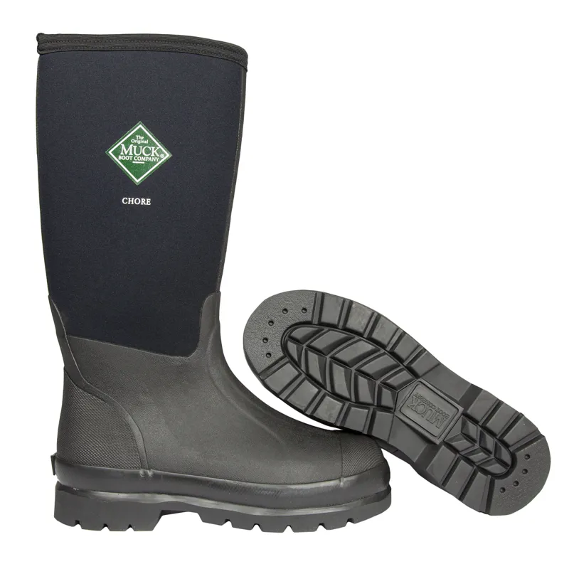 Muck Boot Chore Classic Tall Boots Unisex in Black