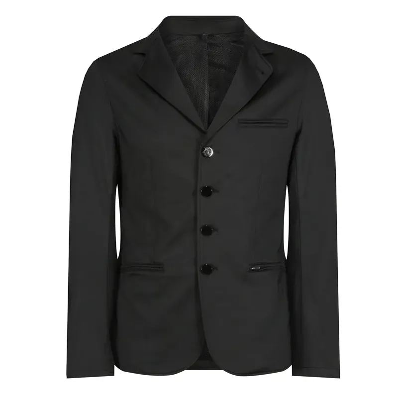 Equetech Wyatt Jersey Competition Jacket Mens in Black