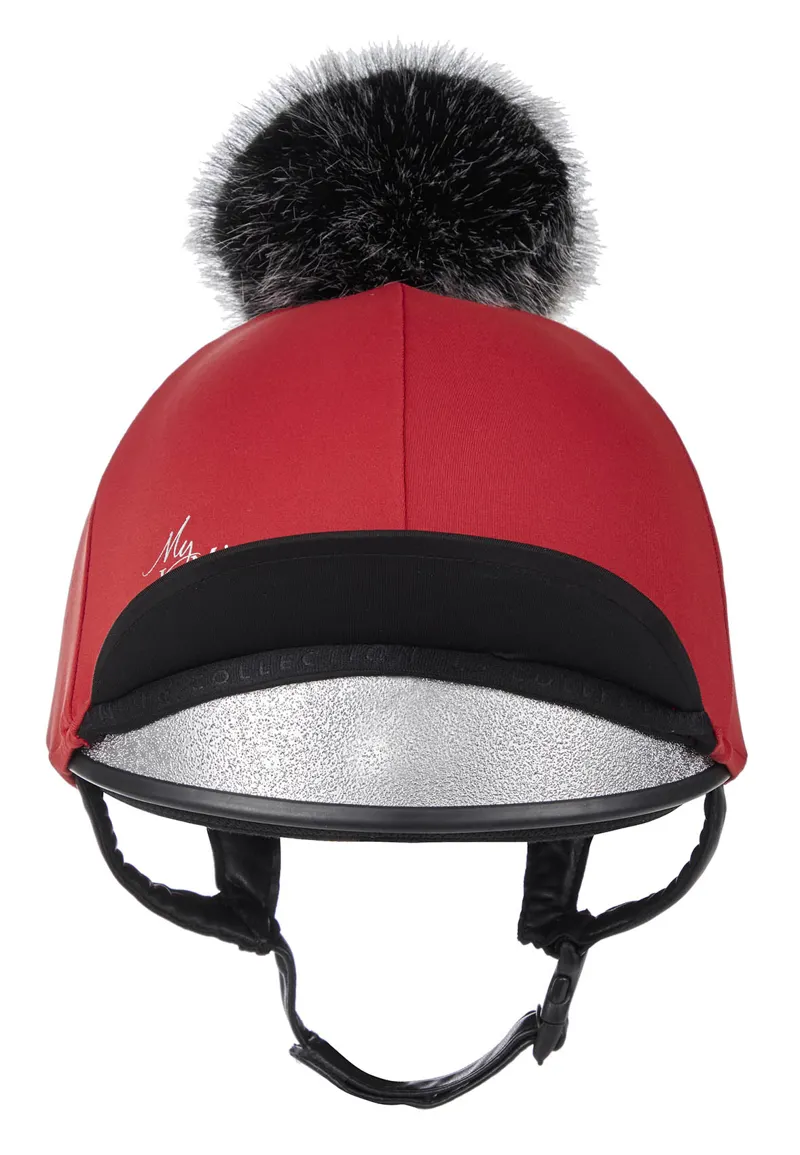 LeMieux Hat Silk in Chilli Red-1