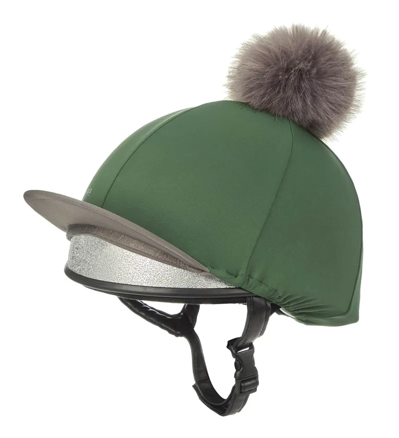 LeMieux Hat Silk in Hunter Green-2