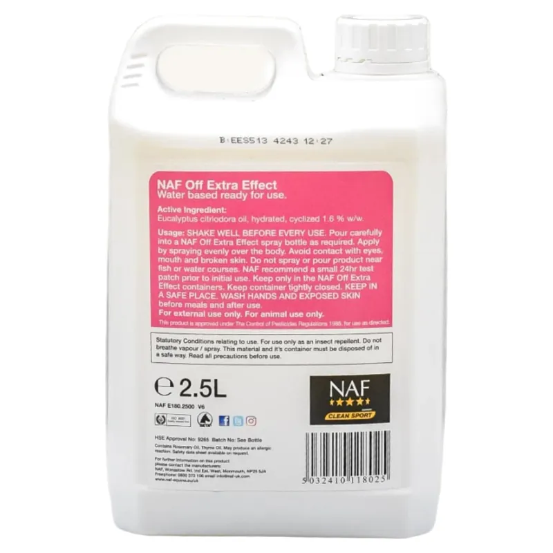 NAF Extra Effect Fly Spray Refill 2.5ltr-1