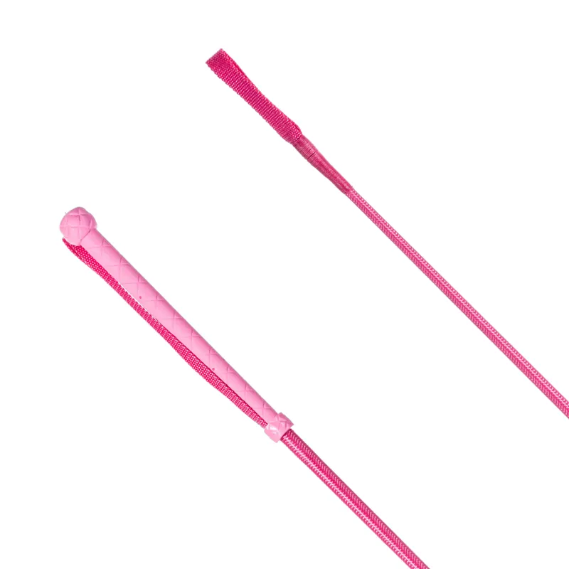 Country Direct Neon Braided Riding Whip in Pink