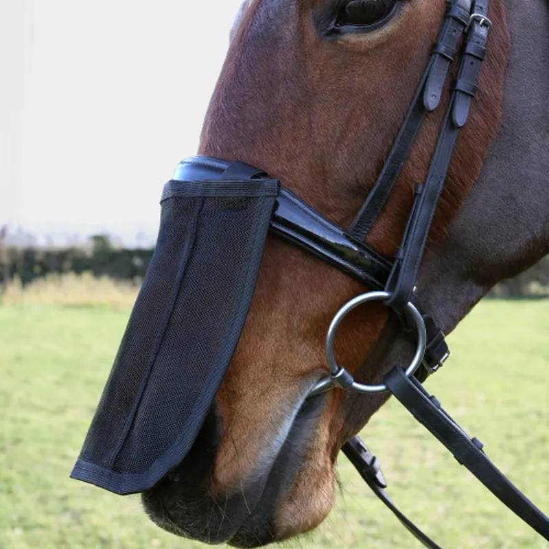 Hy Equestrian Nose Shield in Black-1