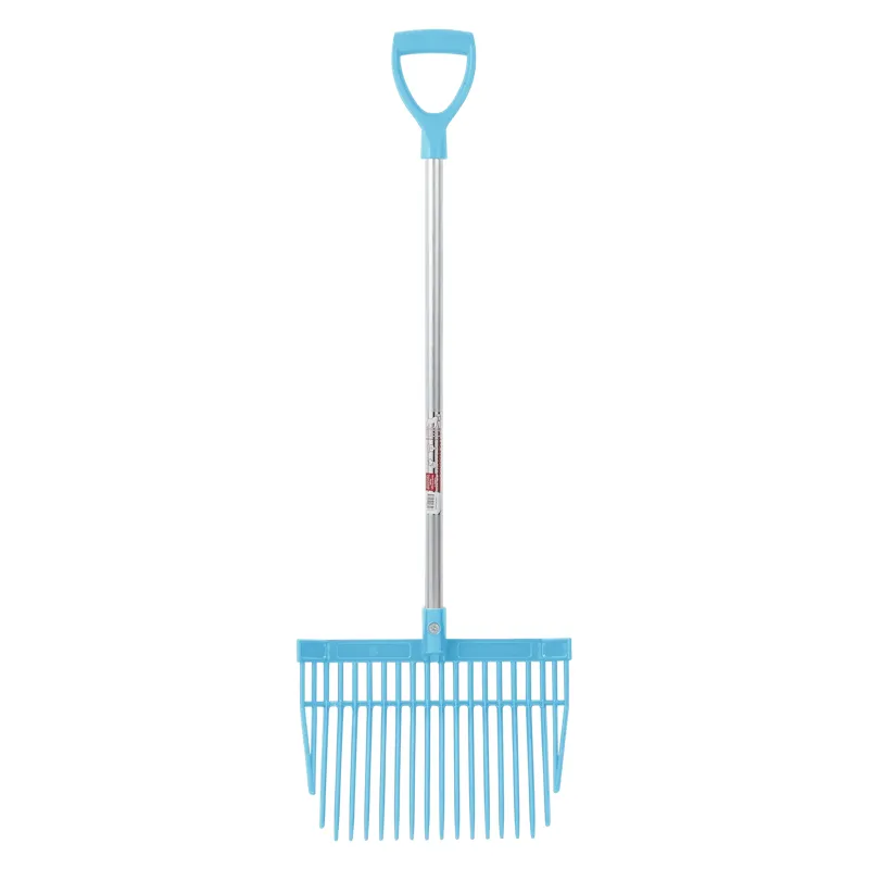 Red Gorilla PC Short Bedding Fork with D Handle in Sky Blue-1