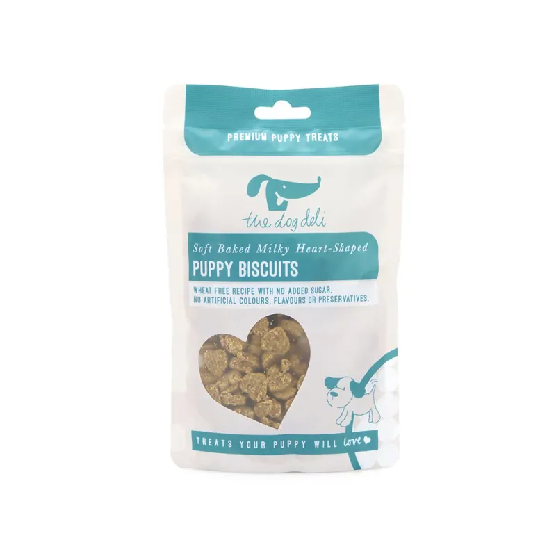 Petface Deli Soft Bake Milky Heart Puppy Biscuits