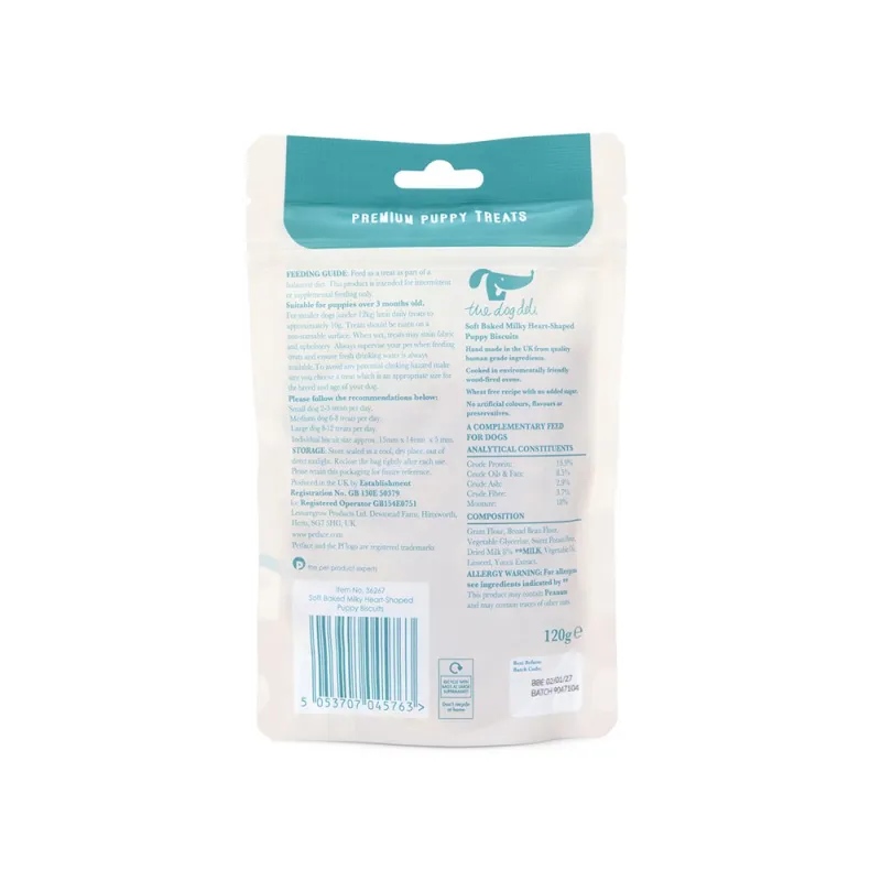 Petface Deli Soft Bake Milky Heart Puppy Biscuits-4