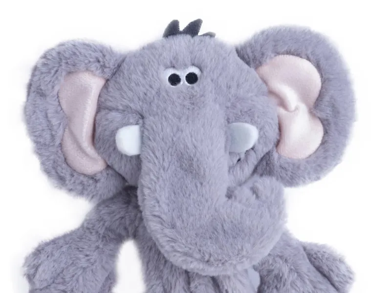 Petface Buddies Evie the Elephant Rope Body Dog Toy-1