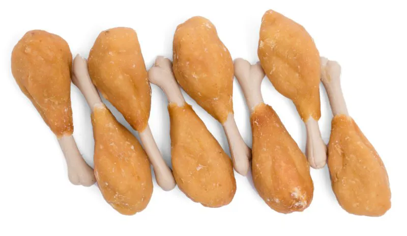 Doggie Bistro 8 Piece Mini Chicken Drumsticks Dog Treats-1
