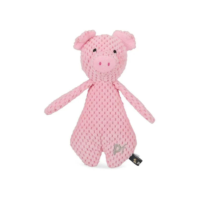 Little Petface Plush Pink Pig Dog Toy