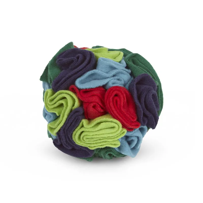 Petface Fabric Snuffle Ball Treat Puzzle Dog Toy