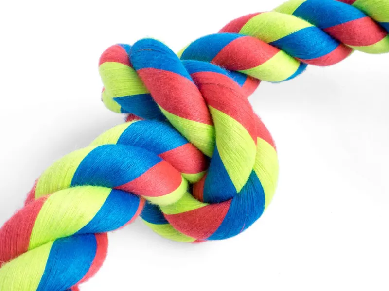 Petface Triple Knot Rope Dog Toy Large-1