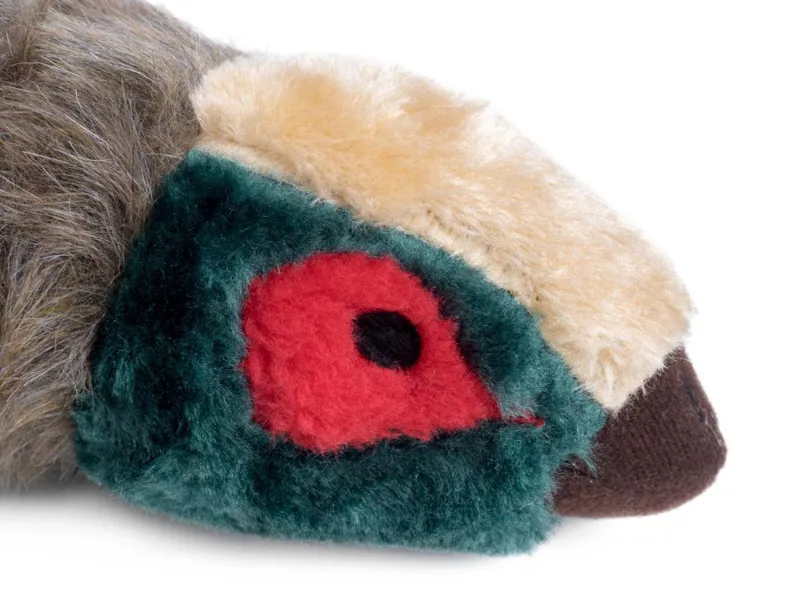 Petface Squeaky Pheasant Dog Toy-1