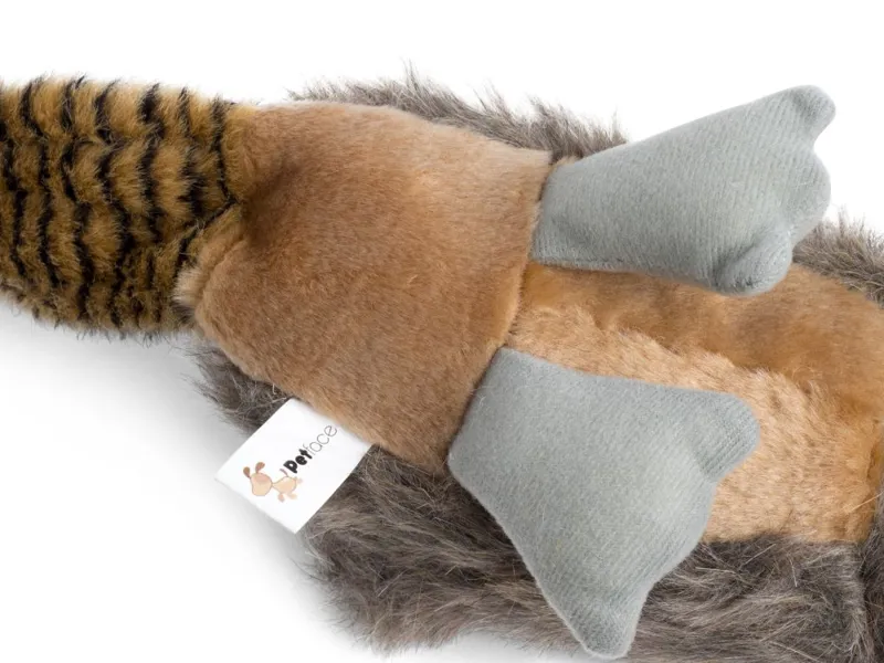 Petface Squeaky Pheasant Dog Toy-3