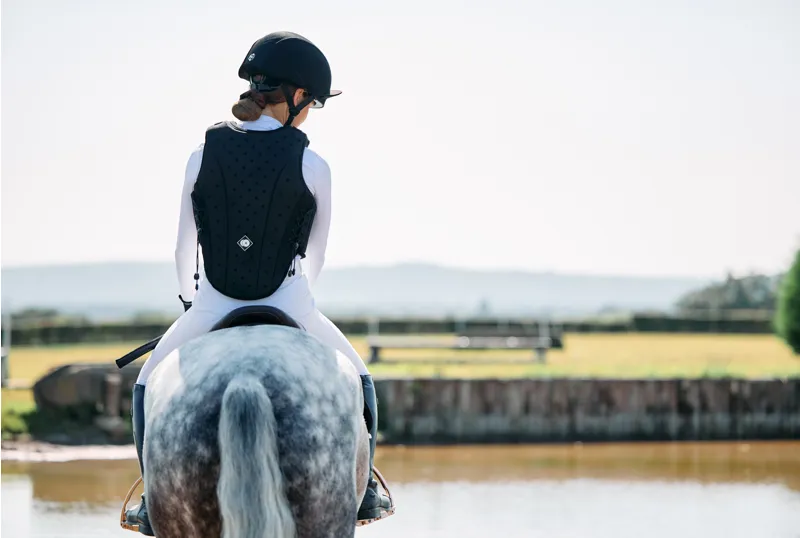 Charles Owen Phoenix Jockey Skull in Black with Silver-10