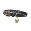Digby and Fox Plaited Dog Collar in Black - WEB EXCLUSIVE