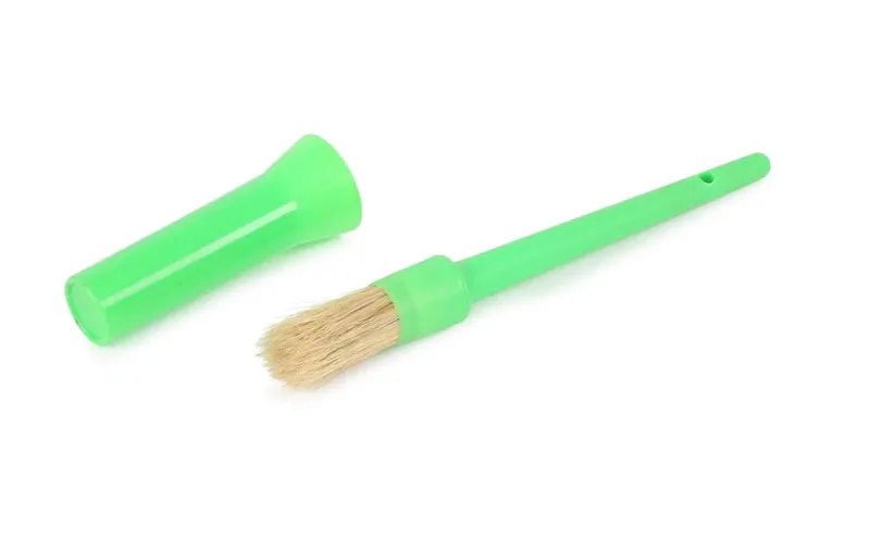 Shires EZI-GROOM Plastic Hoof Oil Brush in Lime Green