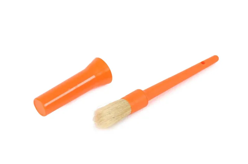 Shires EZI-GROOM Plastic Hoof Oil Brush in Orange