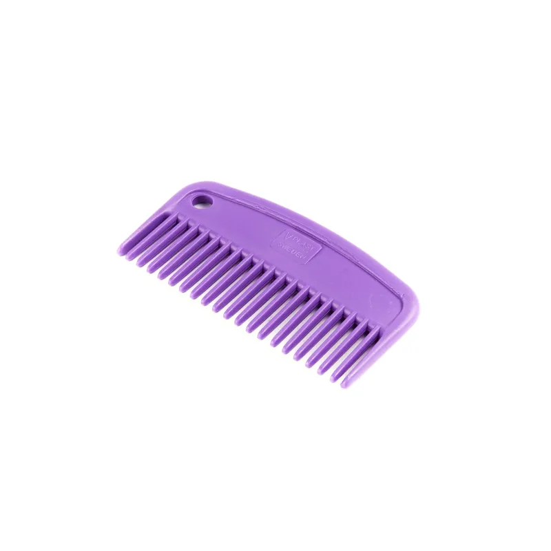 Shires EZI-GROOM Plastic Mane Comb in Purple