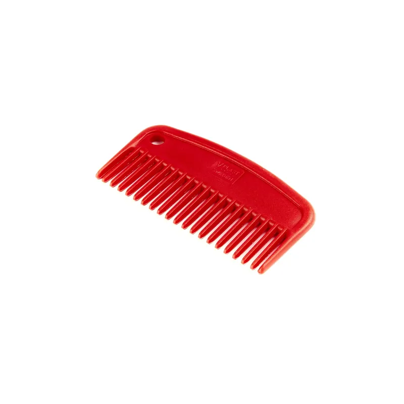 Shires EZI-GROOM Plastic Mane Comb in Red