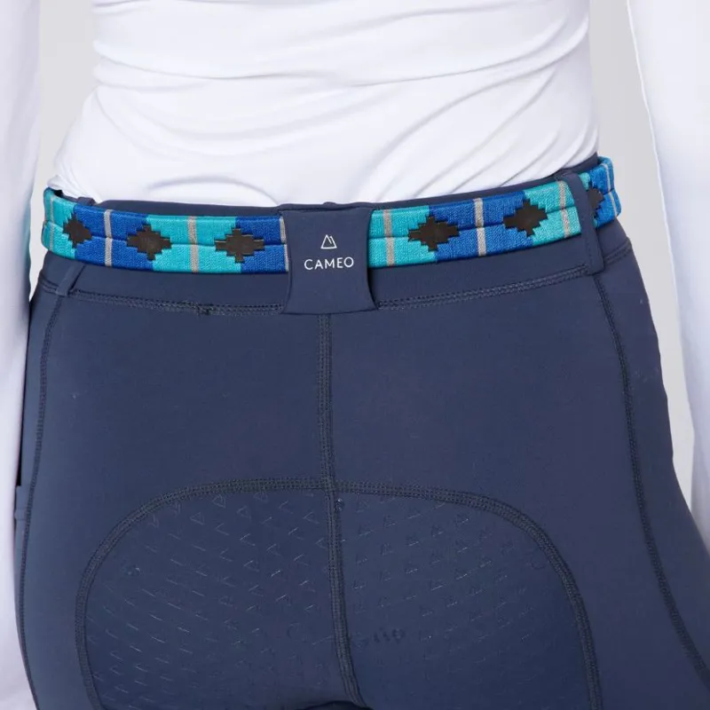 Cameo Polo Belt in Azure-1