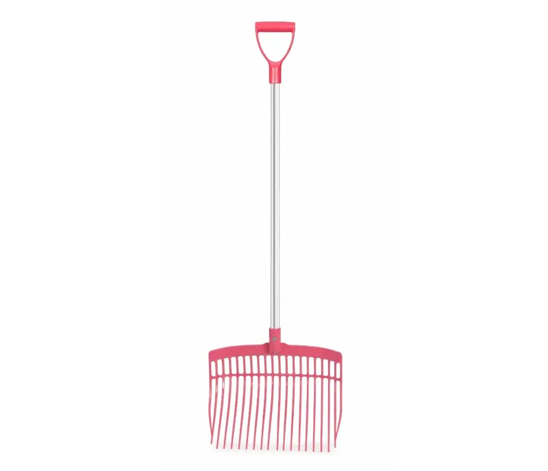 Shires EZI-KIT Premium Chip Fork Adults in Pink/Silver - WEB EXCLUSIVE