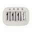 QHP Number Holder Quatro 2 Pack in White